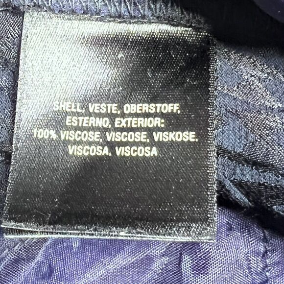 Anthropologie Pull On Trouser Women’s Size X-Small Navy Blue The Essential - Picture 9 of 10